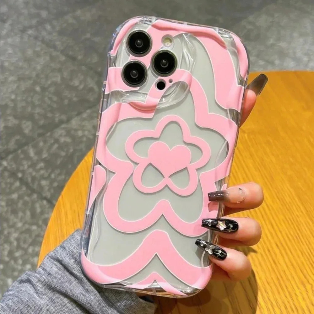 ⚠️Clearance iPhone 14/Pro/Pro Max Cute Pink Phone Case - Picture 2 of 5
